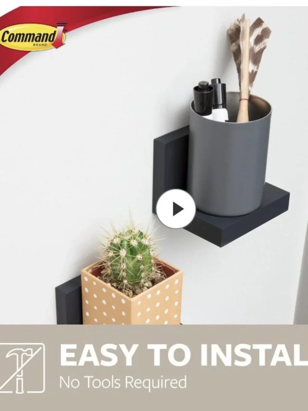 3M Command Display Ledge Kit (2 floating shelves in kit)